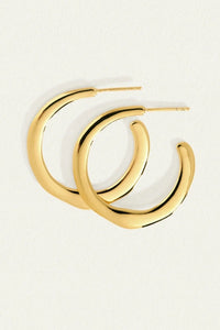 TEMPLE OF THE SUN - CIRCLE HOOPS MEDIUM - GOLD