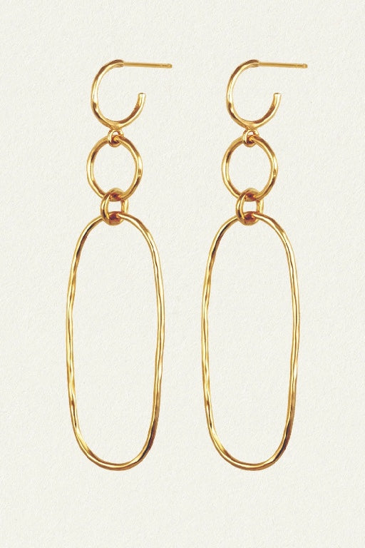 TEMPLE OF THE SUN - ELSIE EARRINGS - GOLD - PERTH STOCKIST - AUSTRALIAN STOCKIST - WA STOCKIST - AUSTRALIA STOCKIST - AUS STOCKIST - PERTH BOUTIQUE - WA BOUTIQUE - AUS BOUTIQUE - AUSTRALIA BOUTIQUE