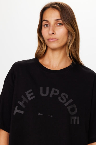 THE UPSIDE - LAURA TEE - BLACK