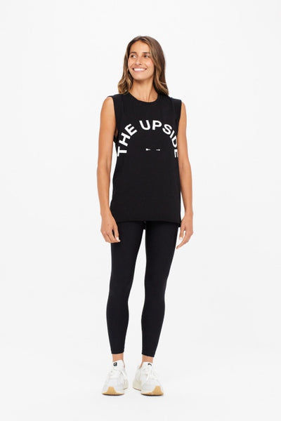 THE UPSIDE- MUSCLE TANK - BLACK