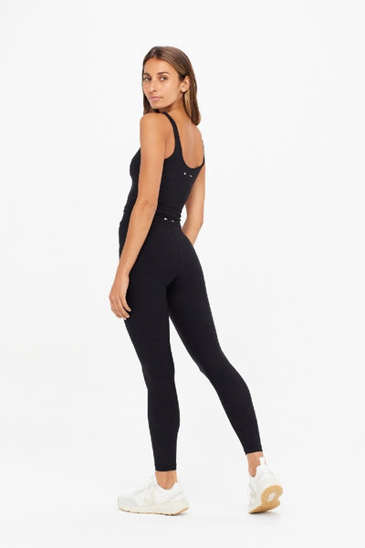 THE UPSIDE - PEACHED 25IN MIDI PANT - BLACK