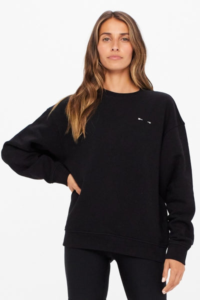 THE UPSIDE - SATURN ARROW SWEATER - BLACK