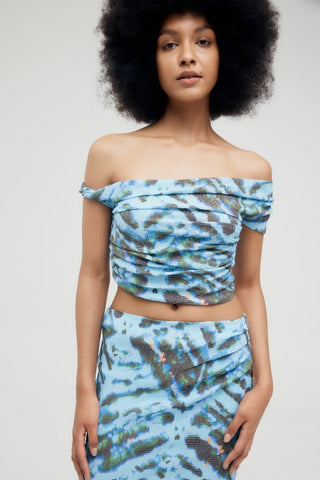 THIRD FORM - ELECTRIC TUCKED TOP - TIE DYE