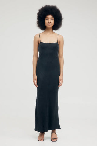 THIRD FORM - LIP SERVICE BIAS MAXI SLIP - JET BLACK