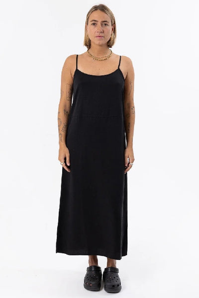 THRILLS - BREEZY SLIP DRESS - BLACK - PERTH STOCKIST