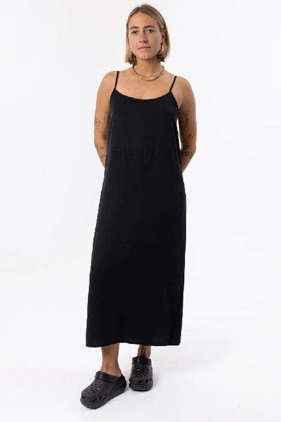 THRILLS - BREEZY SLIP DRESS - BLACK - PERTH STOCKST