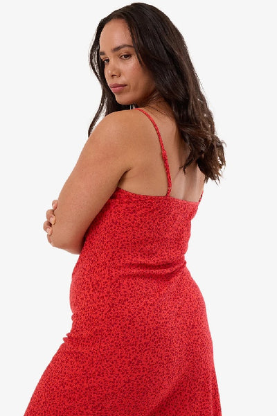 THRILLS - ZINNIA BIAS DRESS - FLAME RED - PERTH - STOCKIST