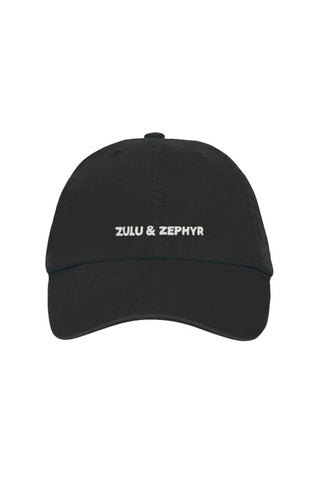 ZULU & ZEPHYR - CANVAS CAP - BLACK