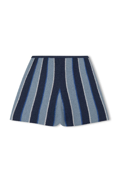 ZULU & ZEPHYR - HORIZON STRIPE ORGANIC COTTON KNIT SHORT - PERTH STOCKIST