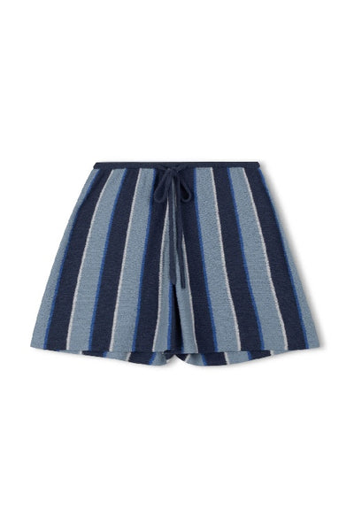 ZULU & ZEPHYR - HORIZON STRIPE ORGANIC COTTON KNIT SHORT - PERTH STOCKIST