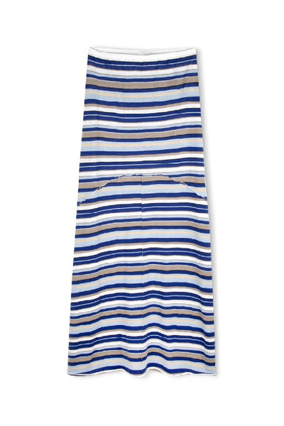 ZULU & ZEPHYR - OCEAN RETRO STRIPE PANELLED KNIT SKIRT - PERTH STOCKIST - AUSTRALIAN STOCKIST - WA STOCKIST - AUSTRALIA STOCKIST - AUS STOCKIST - PERTH BOUTIQUE - WA BOUTIQUE - AUS BOUTIQUE - AUSTRALIA BOUTIQUE