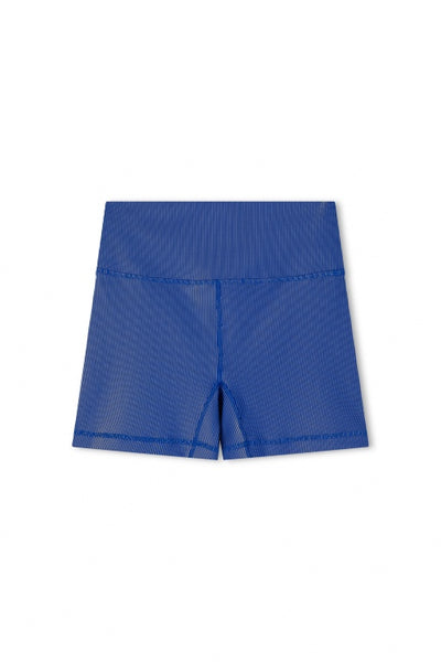 ZULU & ZEPHYR - STRIPE RIB SHORT - DOLPHIN BLUE