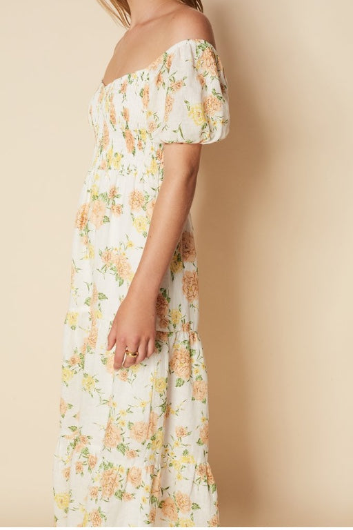 Laude The Label Emilie Floral Cotton Midi Dress In good Canyon Floral Size M/L